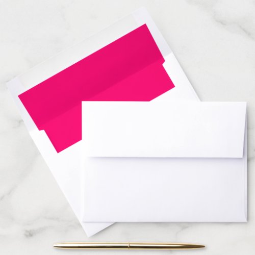 Vivid Raspberry Solid Color Envelope Liner