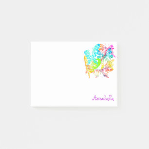 Vivid Realm of Rainbow Morpho Butterflies Post-it Notes