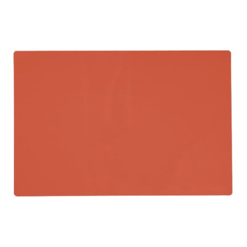 Vivid Reddish_Orange Solid Color 017_45_35 Placemat
