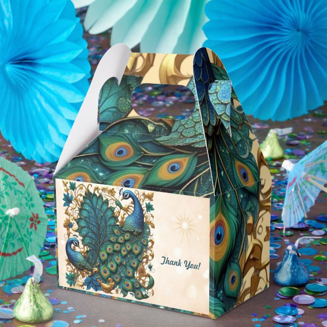 "Vivid Regal Bloom" Favor Boxes (Party)