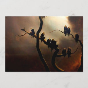 Vivid Retro - Ghosts in a Tree Invitation