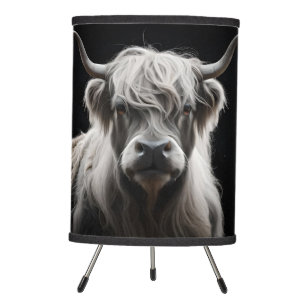 Vivid Shades 'Highland Cow Art' Tripod Lamp