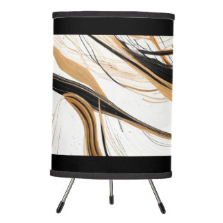 Vivid Shades 'Midcentury Abstract' Tripod Lamp