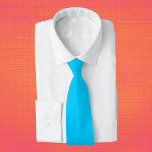 Vivid Sky Blue Solid Color Neck Tie<br><div class="desc">Vivid Sky Blue Solid Color</div>