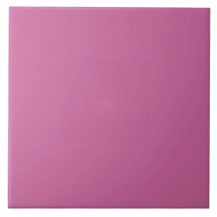 vivid solid pink  ceramic tile