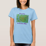 Vivid Spiral And Kaleidoscope Watercolor T-shirt at Zazzle