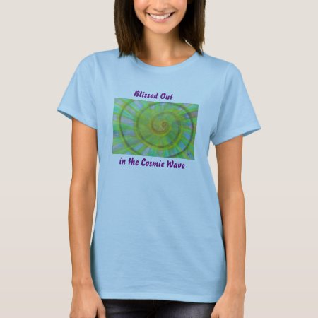 Vivid Spiral And Kaleidoscope Watercolor T-shirt