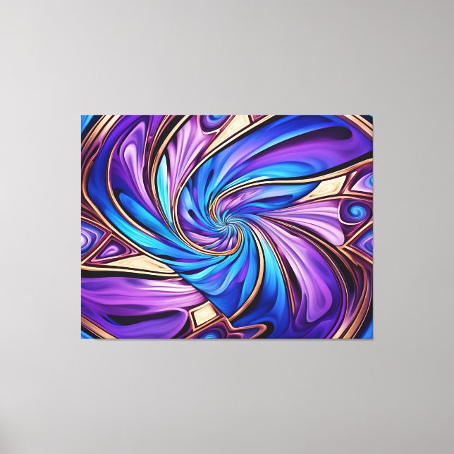 vivid spiral wrapped canvas (Front)