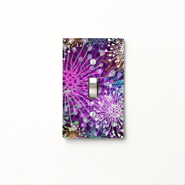 Vivid Spotty Pattern Light Switch Cover (In Situ)