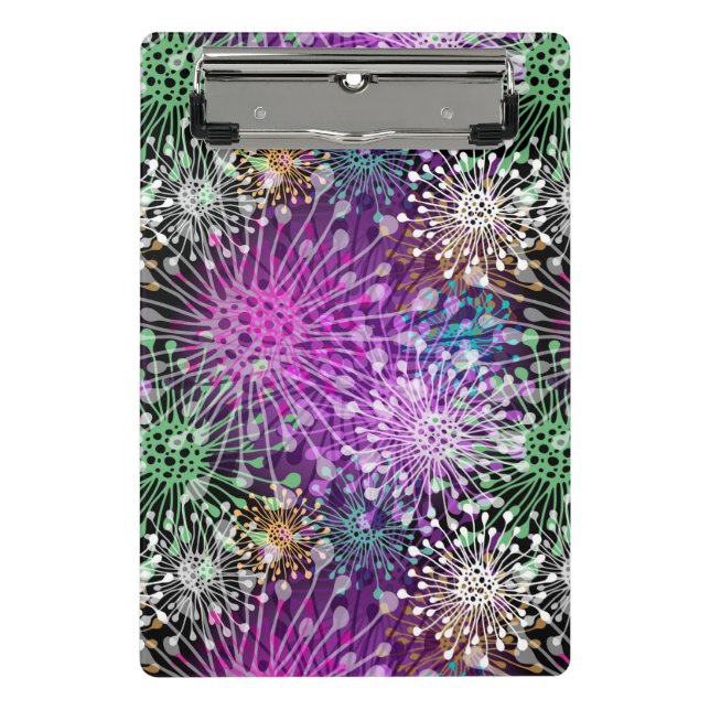 Vivid Spotty Pattern Mini Clipboard (Front)