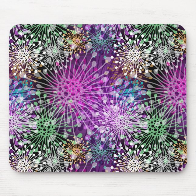 Vivid Spotty Pattern Mouse Pad (Front)