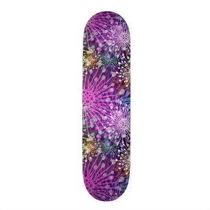 Vivid Spotty Pattern Skateboard Deck