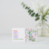 vivid star composition_white business card (Standing Front)