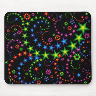 vivid stars composition mouse pad