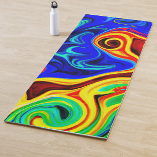 Vivid Style Pattern Yoga Mat