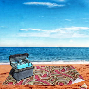 Vivid Velocity Beach Towel