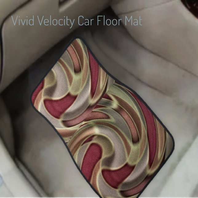 Vivid Velocity Car Floor Mat (Creator Uploaded)