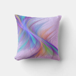 Vivid Vibrations Throw Pillow