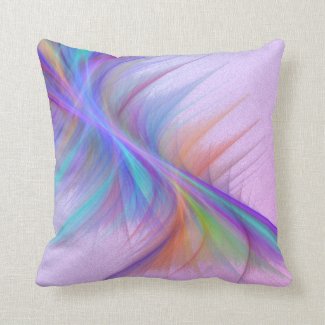 Vivid Vibrations Throw Pillow