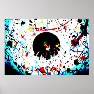 Vivid Vinyl Artistic Poster