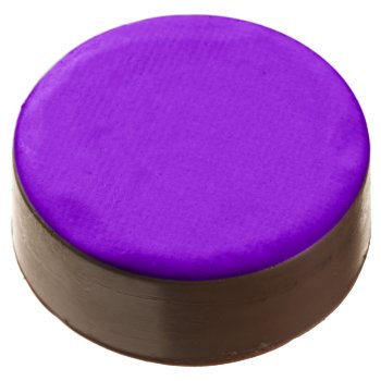 Vivid Violet Cool Color Matched Chocolate Dipped Oreo by Kullaz at Zazzle