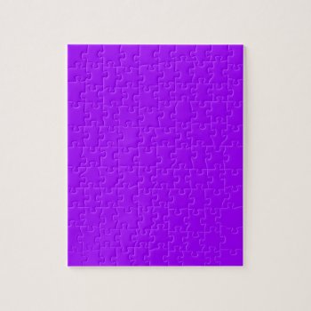 Vivid Violet (solid Color) ~ Jigsaw Puzzle by TheWhippingPost at Zazzle