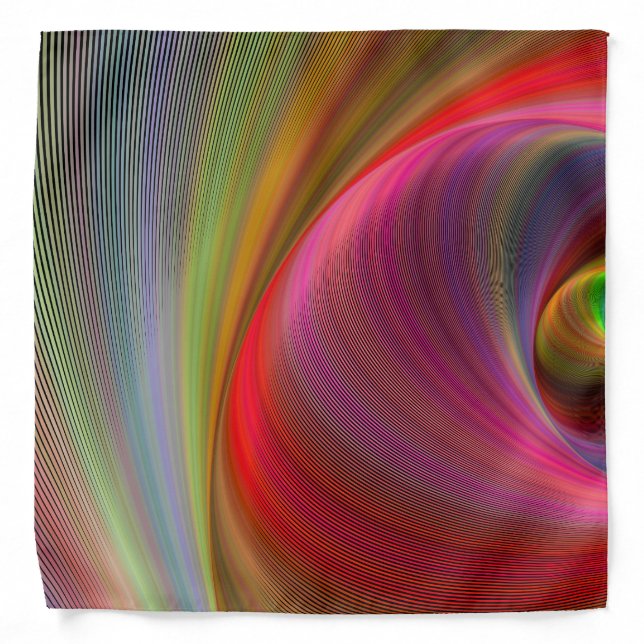 Vivid vortex bandana (Front)
