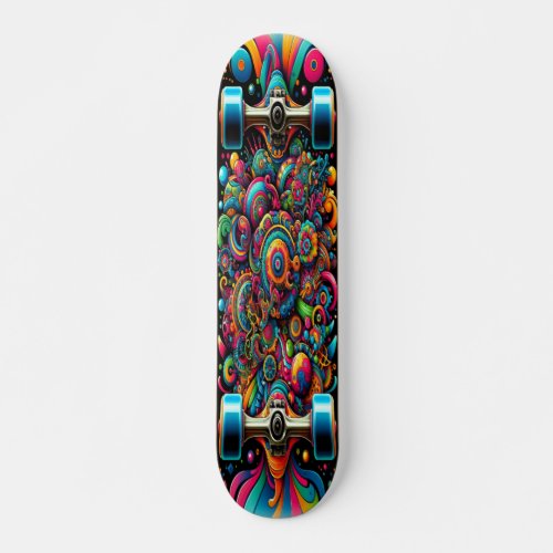 Vivid Vortex Skateboard