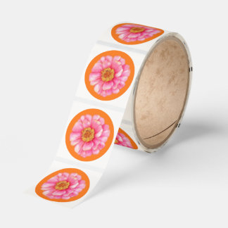 Vivid Vows Floral Wedding Envelope Seals Stickers