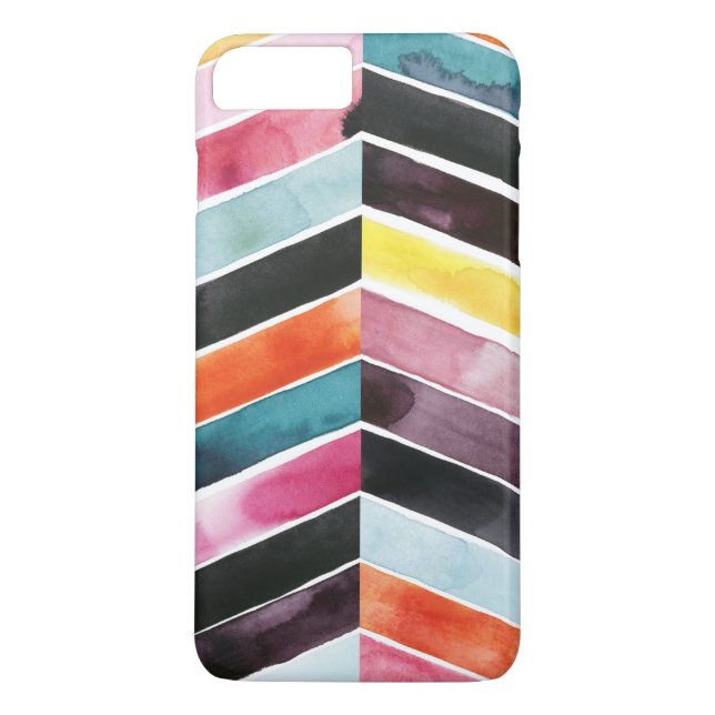 Vivid Watercolor Chevron I Case-Mate iPhone Case (Back)