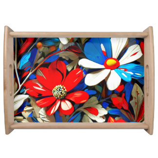 Vivid Wildflowers Tray