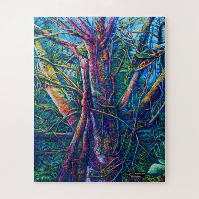 Vivid Wilds Puzzle by Rosanne Coty Artist/Designer (Vertical)