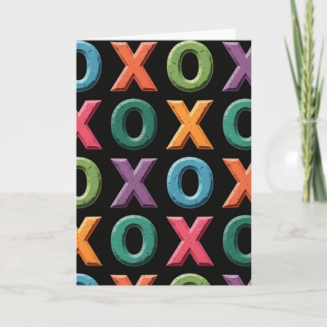 Vivid Xo Pattern Card (Front)