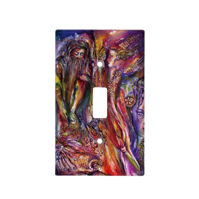 VIVIEN AND MERLIN LIGHT SWITCH COVER (Front)