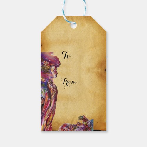 VIVIEN AND MERLIN parchment Gift Tags