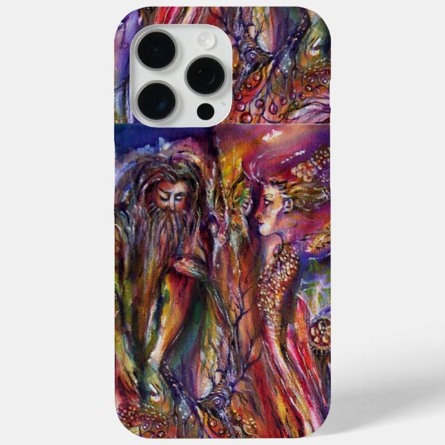 VIVIEN AND MERLIN Pink Purple Fantasy Case-Mate iPhone Case (Back)