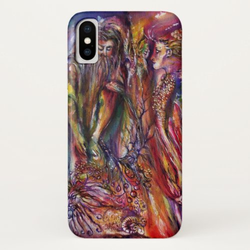 VIVIEN AND MERLIN Pink Purple Fantasy iPhone X Case