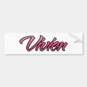 Vivien faded pink Aufkleber Sticker