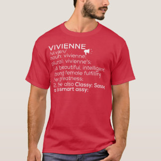 Vivienne Name Vivienne Definition Vivienne Female  T-Shirt