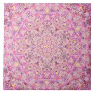 Vivienne Oil Paint Mandala Tile