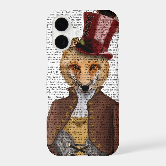 Vivienne Steampunk Fox Iphone Case (Back)