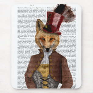 Vivienne Steampunk Fox Mouse Pad