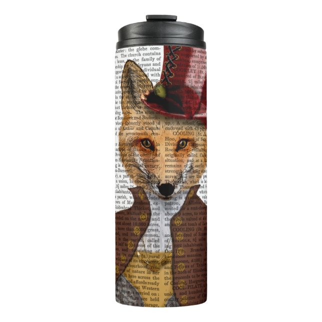 Vivienne Steampunk Fox Thermal Tumbler (Front)