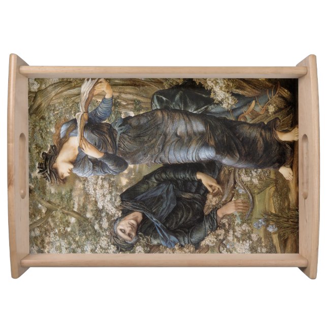 Vivien's Beguiling of Merlin (Edward Burne-Jones) Serving Tray (Front)