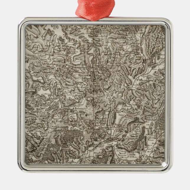 Viviers Metal Ornament (Front)