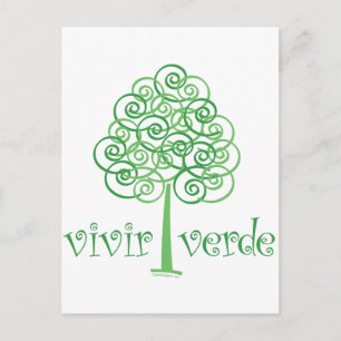 Vivir Verde Postcard