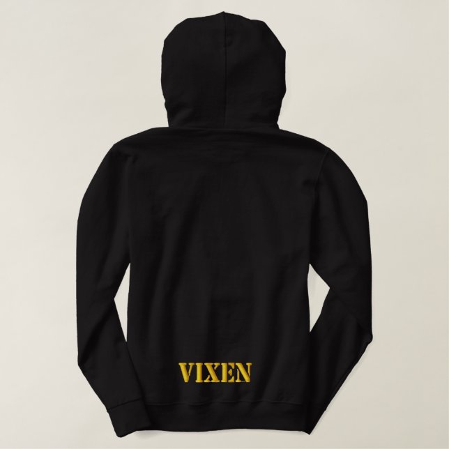 VIXEN EMBROIDERED HOODIE (Design Back)