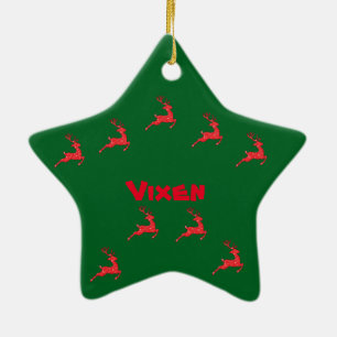 Vixen  Ornament in Colors