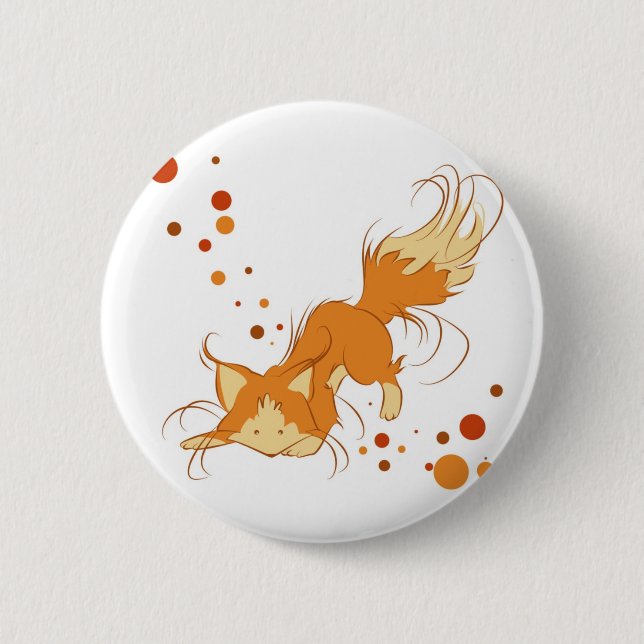 Vixen Pinback Button (Front)