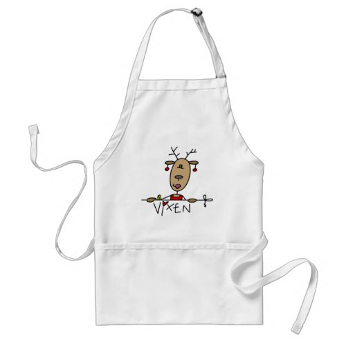 Vixen Reindeer Tshirts and Gifts Adult Apron
